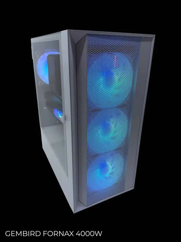 Kompiuterio korpusas su LED apšvietimu