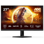 AOC | 27G4HRE | 27 " | Fast IPS | FHD | 16:9 | 200 Hz | 1 ms | 1920 x 1080 pixels | 300 cd/m² | HDMI ports quantity 2 | Black