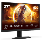 AOC | 27G4HRE | 27 " | Fast IPS | FHD | 16:9 | 200 Hz | 1 ms | 1920 x 1080 pixels | 300 cd/m² | HDMI ports quantity 2 | Black