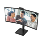 AOC CU34E4CW | 34 " | VA | UWQHD | 120 Hz | 4 ms | 3440 x 1440 pixels | 350 cd/m² | HDMI ports quantity 2 | Black