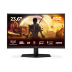 AOC | Gaming monitor | C24G42E | 24 " | VA | FHD | 16:9 | 180 Hz | 0.5 ms | 1920 x 1080 pixels | 250 cd/m² | HDMI ports quantity 2 | Black