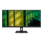 AOC | Monitor | U34E2M | 34 " | VA | WQHD | 21:9 | 100 Hz | 4 ms | 3440 x 1440 | 300 cd/m² | HDMI ports quantity 2 | Black