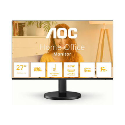 AOC | Q27B3CF2 | 27 " | IPS | QHD | 16:9 | 100 Hz | 1 ms | 2560 x 1440 pixels | 350 cd/m² | HDMI ports quantity 1 | Black | Warranty 36 month(s)