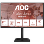 AOC Q27E4U | 27 " | IPS | QHD | 16:9 | 120 Hz | 4 ms | 2560 x 1440 pixels | 350 cd/m² | HDMI ports quantity 1