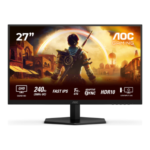 AOC | Q27G42ZE | 27 " | IPS | QHD | 16:9 | 260 Hz | 1 ms | 2560 x 1440 pixels | 300 cd/m² | HDMI ports quantity 1 | Black
