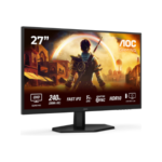 AOC | Q27G42ZE | 27 " | IPS | QHD | 16:9 | 260 Hz | 1 ms | 2560 x 1440 pixels | 300 cd/m² | HDMI ports quantity 1 | Black