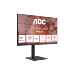 AOC U27E4CV | 27 " | IPS | UHD | 16:9 | 60 Hz | 4 ms | 3840 x 2160 pixels | 400 cd/m² | HDMI ports quantity 2 | Black
