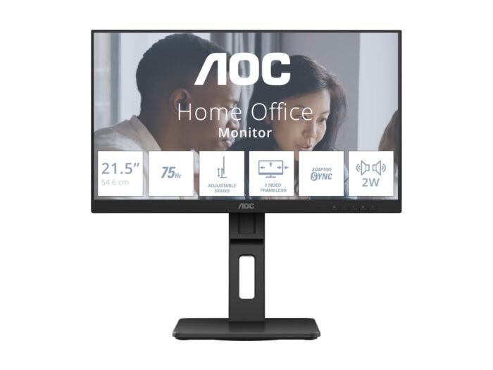 Monitorius AOC 22E2UMF 21.5 ", VA, FHD, 75 Hz, 4 ms