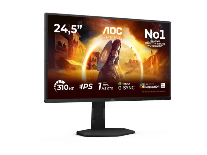 Monitorius AOC 25G4SXU 24.5 ", FHD, 310 Hz, 1 ms