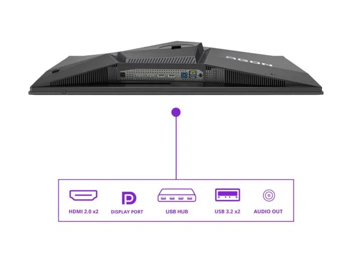 Monitorius AOC AG276QZD2 26.7 ", OLED, QHD, 240 Hz, 0.03 ms