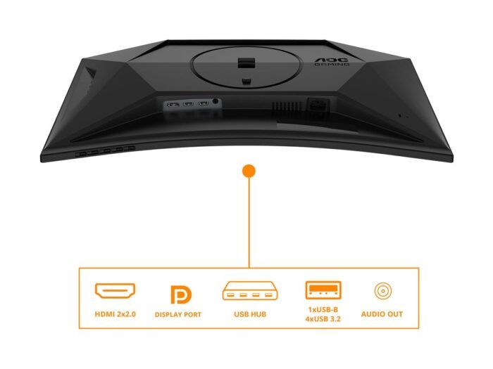 Monitorius AOC C27G4ZXU 27 " , VA, FHD, 280 Hz, 1 ms