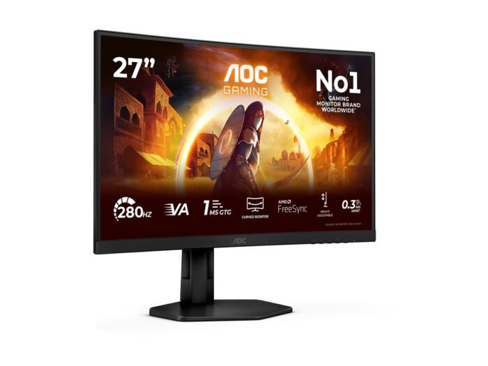 Monitorius AOC C27G4ZXU 27 " , VA, FHD, 280 Hz, 1 ms