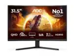 Monitorius AOC CQ32G4VE, 31.5 ", VA, QHD, 180 Hz, 1 ms