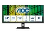 Monitorius AOC U34E2M, 34 ", VA, WQHD, 100 Hz, 4 ms