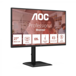 AOC Q27E4CV | 27 " | IPS | QHD | 16:9 | 120 Hz | 4 ms | 2560 x 1440 pixels | 350 cd/m² | HDMI ports quantity 1 | Black