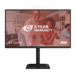 AOC Q27E4CV | 27 " | IPS | QHD | 16:9 | 120 Hz | 4 ms | 2560 x 1440 pixels | 350 cd/m² | HDMI ports quantity 1 | Black