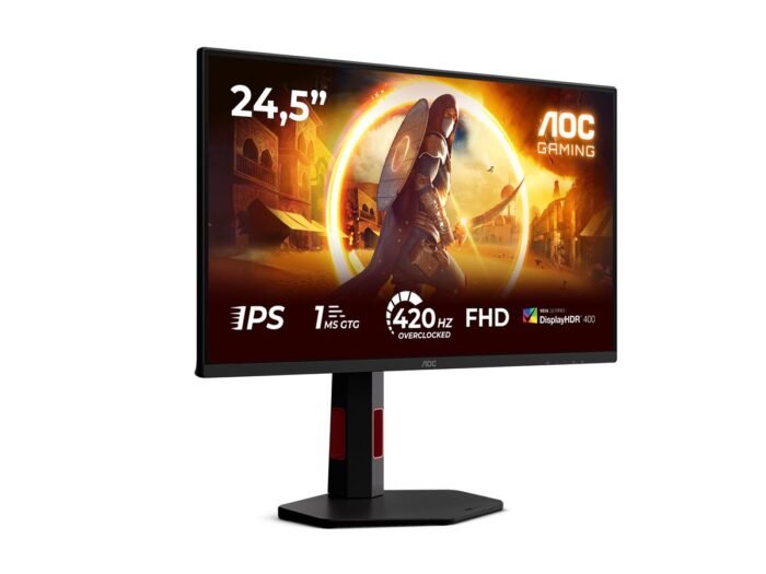 Monitorius AOC 25G4KUR 25 " Fast IPS, FHD, 420 Hz, 1 ms