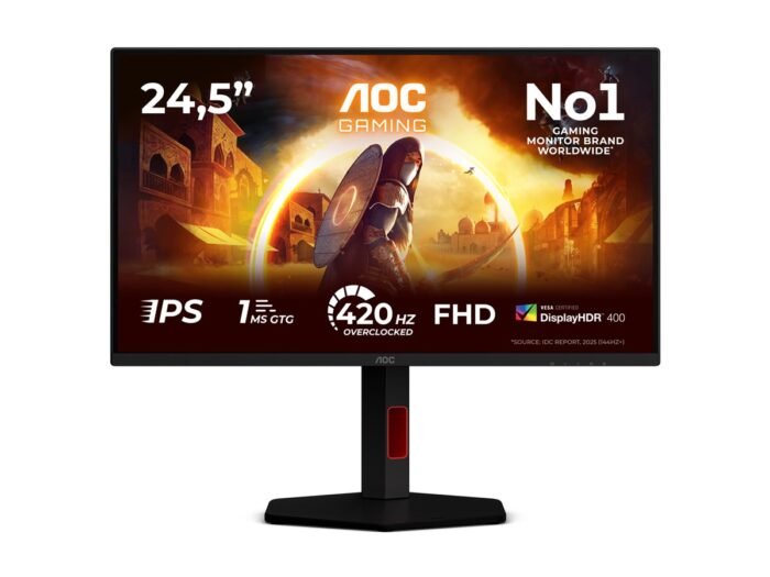 Monitorius AOC 25G4KUR 25 " Fast IPS, FHD, 420 Hz, 1 ms