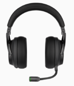 Corsair | High-Fidelity Gaming Headset | VIRTUOSO RGB WIRELESS XT | Wireless/Wired | Over-Ear | Black | Wireless