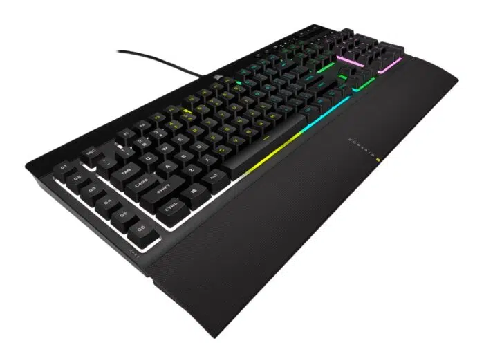 Klaviatūra Corsair K55 RGB PRO RGB, Rubber Dome