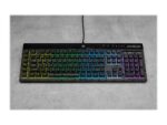 Klaviatūra Corsair K55 RGB PRO RGB, Rubber Dome