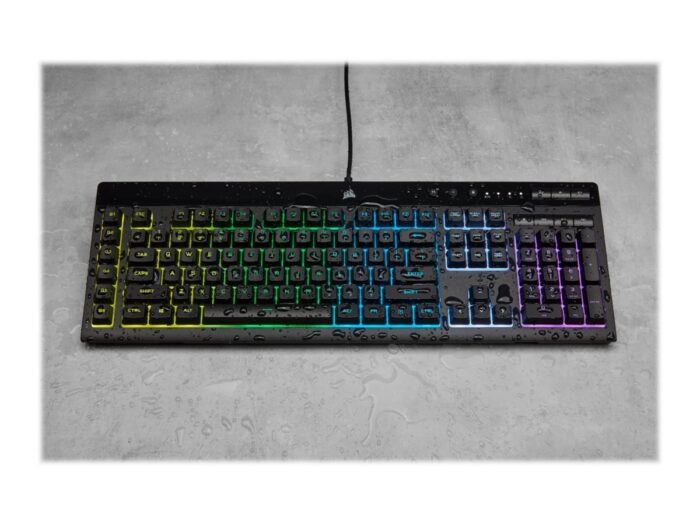 Klaviatūra Corsair K55 RGB PRO RGB, Rubber Dome