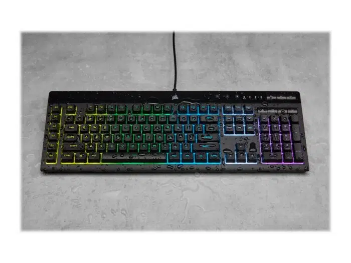 Klaviatūra Corsair K55 RGB PRO RGB, Rubber Dome
