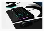 Klaviatūra Corsair K55 RGB PRO RGB, Rubber Dome