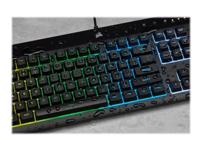 Klaviatūra Corsair K55 RGB PRO RGB, Rubber Dome