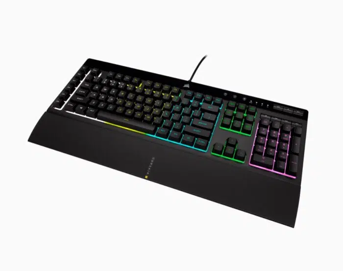 Klaviatūra Corsair K55 RGB PRO RGB, Rubber Dome