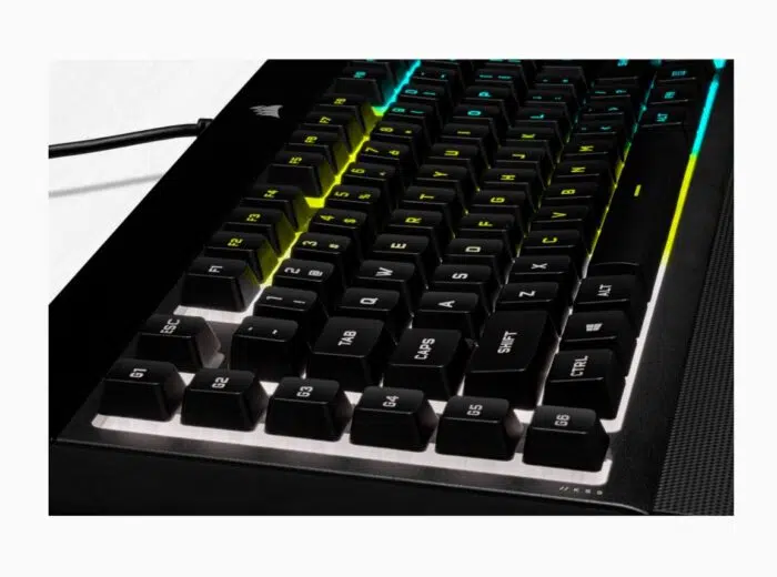 Klaviatūra Corsair K55 RGB PRO RGB, Rubber Dome