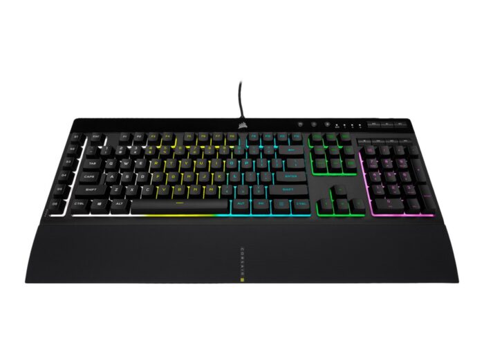 Klaviatūra Corsair K55 RGB PRO RGB, Rubber Dome