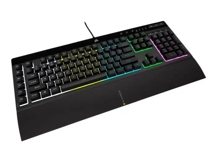 Klaviatūra Corsair K55 RGB PRO RGB, Rubber Dome