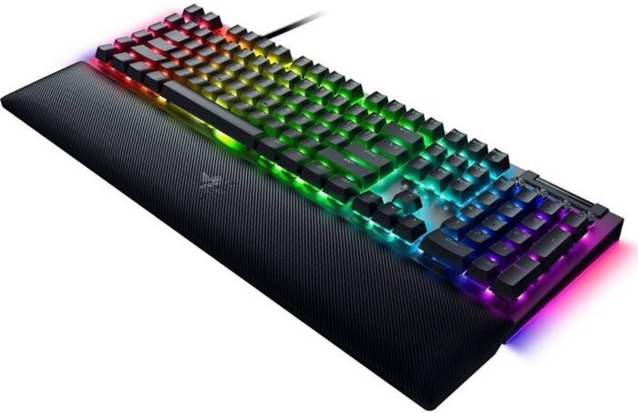 Klaviatūra mechaninė Razer BlackWidow V4, RGB, Yellow Switches, US, Black