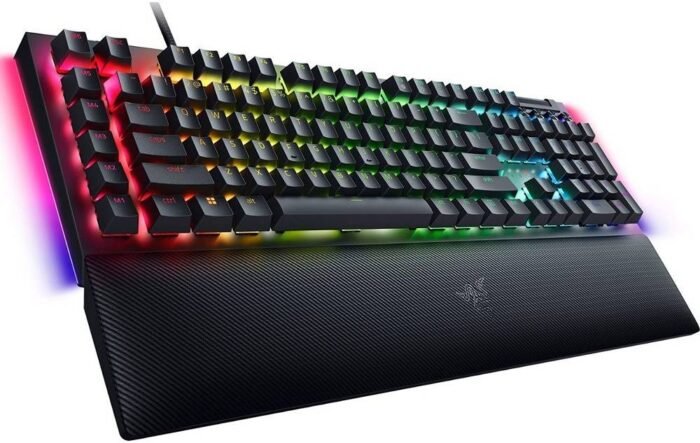 Klaviatūra mechaninė Razer BlackWidow V4, RGB, Yellow Switches, US, Black