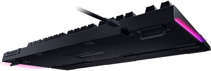 Klaviatūra mechaninė Razer BlackWidow V4, RGB, Yellow Switches, US, Black