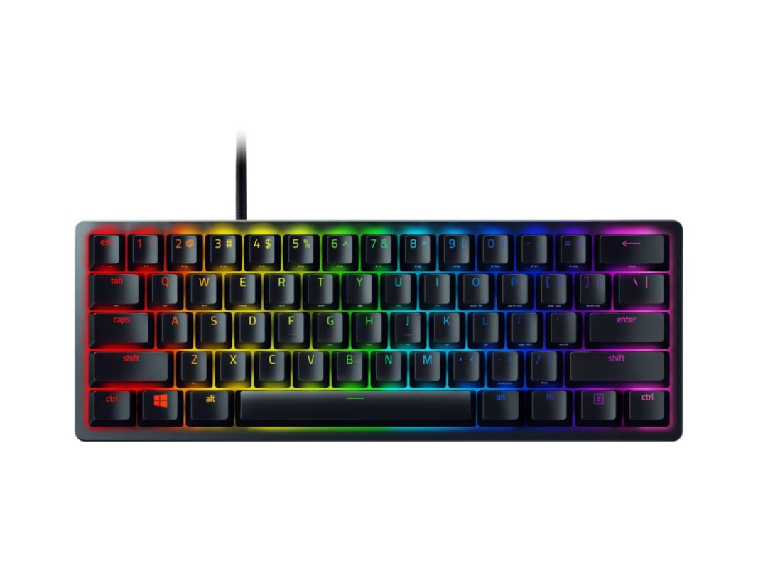Klaviatūra Razer Huntsman Mini 60% Gaming, Opto-Mechanical, RGB, NORD