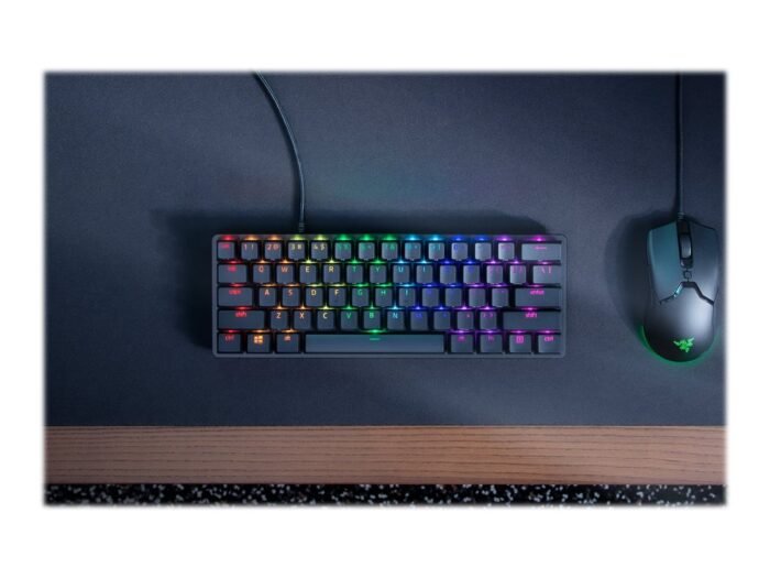 Klaviatūra Razer Huntsman Mini 60% Gaming, Opto-Mechanical, RGB, NORD