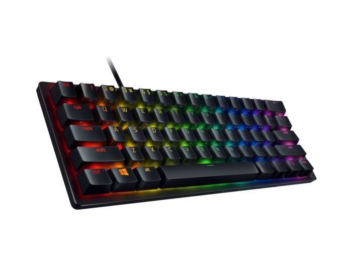 Klaviatūra Razer Huntsman Mini 60% Gaming, Opto-Mechanical, RGB, NORD