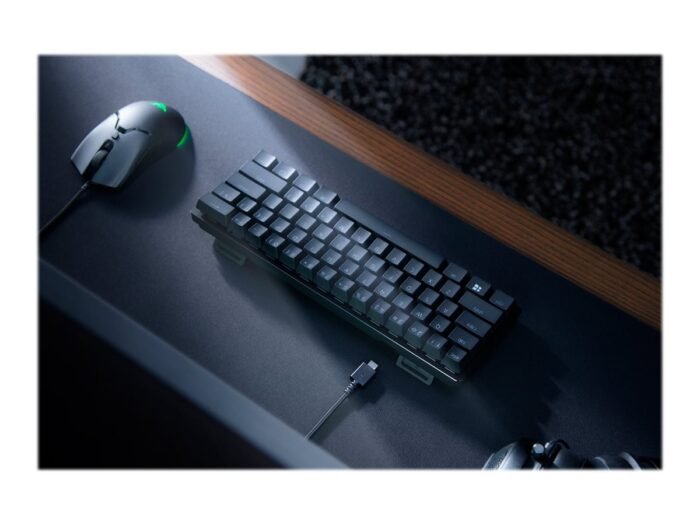Klaviatūra Razer Huntsman Mini 60% Gaming, Opto-Mechanical, RGB, NORD