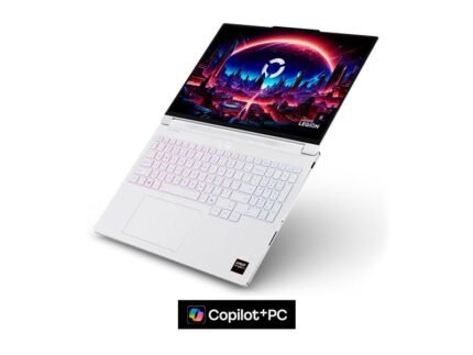 Lenovo Legion 7 16AGP11 AMD | Glacier White | 16 " | OLED | WQXGA | 2560 x 1600 pixels | Glossy | AMD Ryzen AI 7 | 450 | 32 GB | Soldered LPDDR5X | Solid-state drive capacity 1000 GB | NVIDIA GeForce RTX 5060 | GDDR7 | 8 GB | Windows Home 11 | 802.11be | Bluetooth version 5.4 | Keyboard language English | Keyboard backlit | Warranty 24 month(s) | Battery warranty 12 month(s)