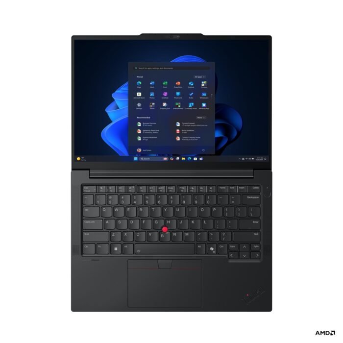 Lenovo ThinkPad E14 G7 AMD, 14", WUXGA IPS, AMD Ryzen 5 230, 16GB DDR5, 512GB SSD, Radeon 760M, Windows 11 Pro, Juodas