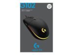 Logitech G102 LIGHTSYNC žaidimų pelė, laidinė, USB, Black