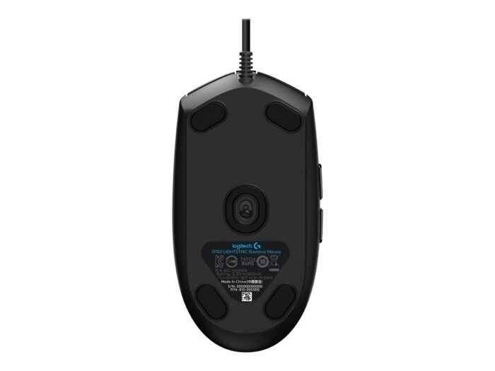 Logitech G102 LIGHTSYNC žaidimų pelė, laidinė, USB, Black