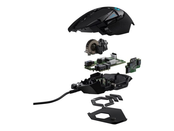 Logitech G502 žaidimų pelė, laidinė, Black