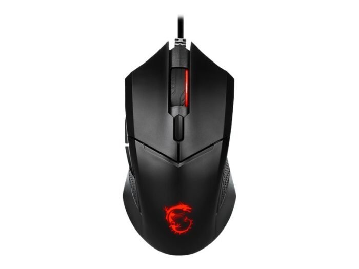 MSI Clutch GM08 žaidimų pelė, laidinė, USB 2.0, Black