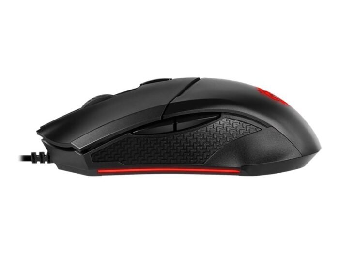 MSI Clutch GM08 žaidimų pelė, laidinė, USB 2.0, Black