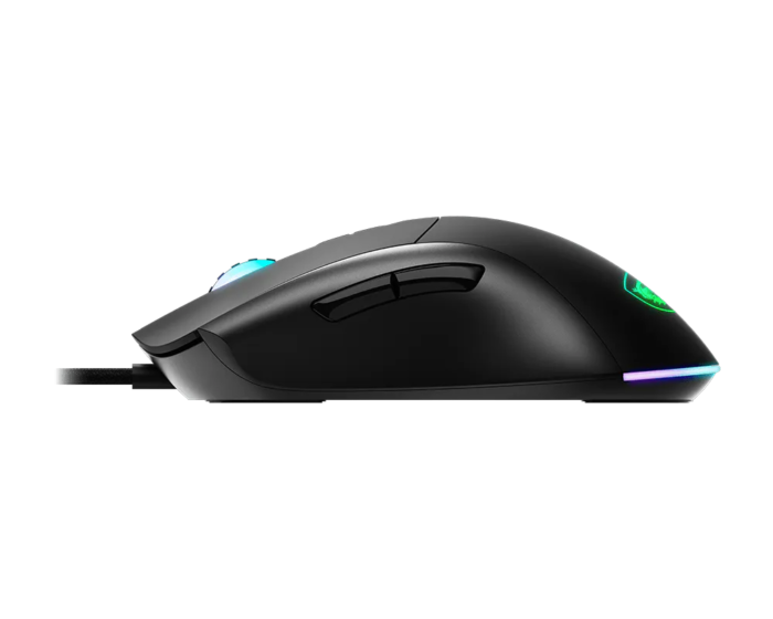 MSI FORGE GM320 Gaming Mouse, optinė, laidinė, 12800 DPI, USB 2.0, Black