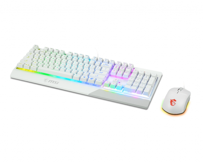 MSI Vigor GK30 COMBO WHITE, klaviatūros ir pelės komplektas