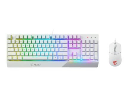MSI Vigor GK30 COMBO WHITE, klaviatūros ir pelės komplektas